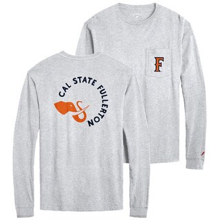 Cal State Fullerton Tuffy Pocket Tee - Ash